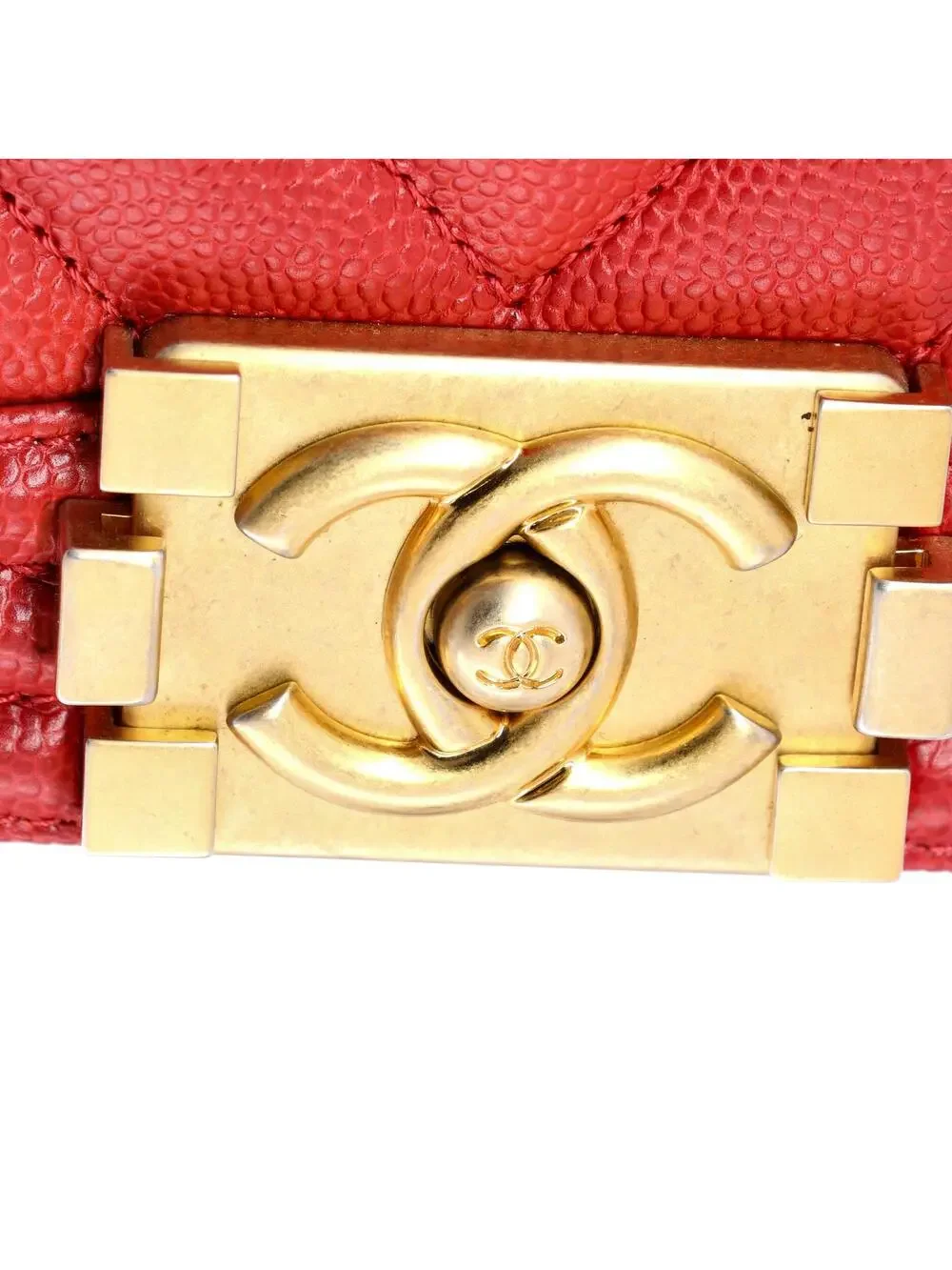 Chanel Boy Flap Bag Chevron Caviar Old #321043C47B